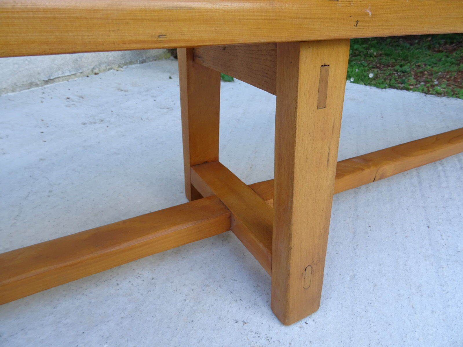 Kindergarten bench solid wood