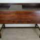 Very rare Napoleon III period system desk in solid oak circa 1850 stamped Stolzenberg