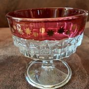 Salad bowl set and its 2 crystal cups