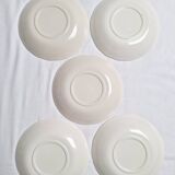 Vintage floral soup plates