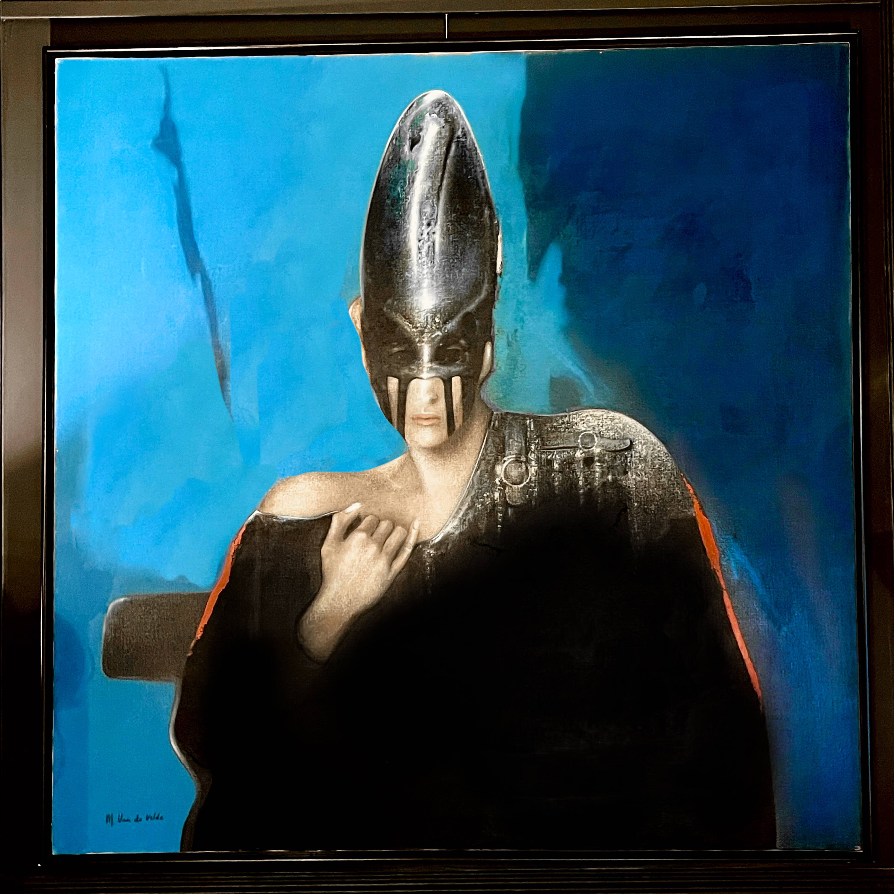 Realistic and fantastic painting, Michel Van de Velde 'Marine Metamorphosis' oil on canvas 1993