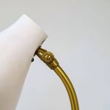 Rare adjustable mid-century table lamp by Böhlmarks, 1940s, Sweden.