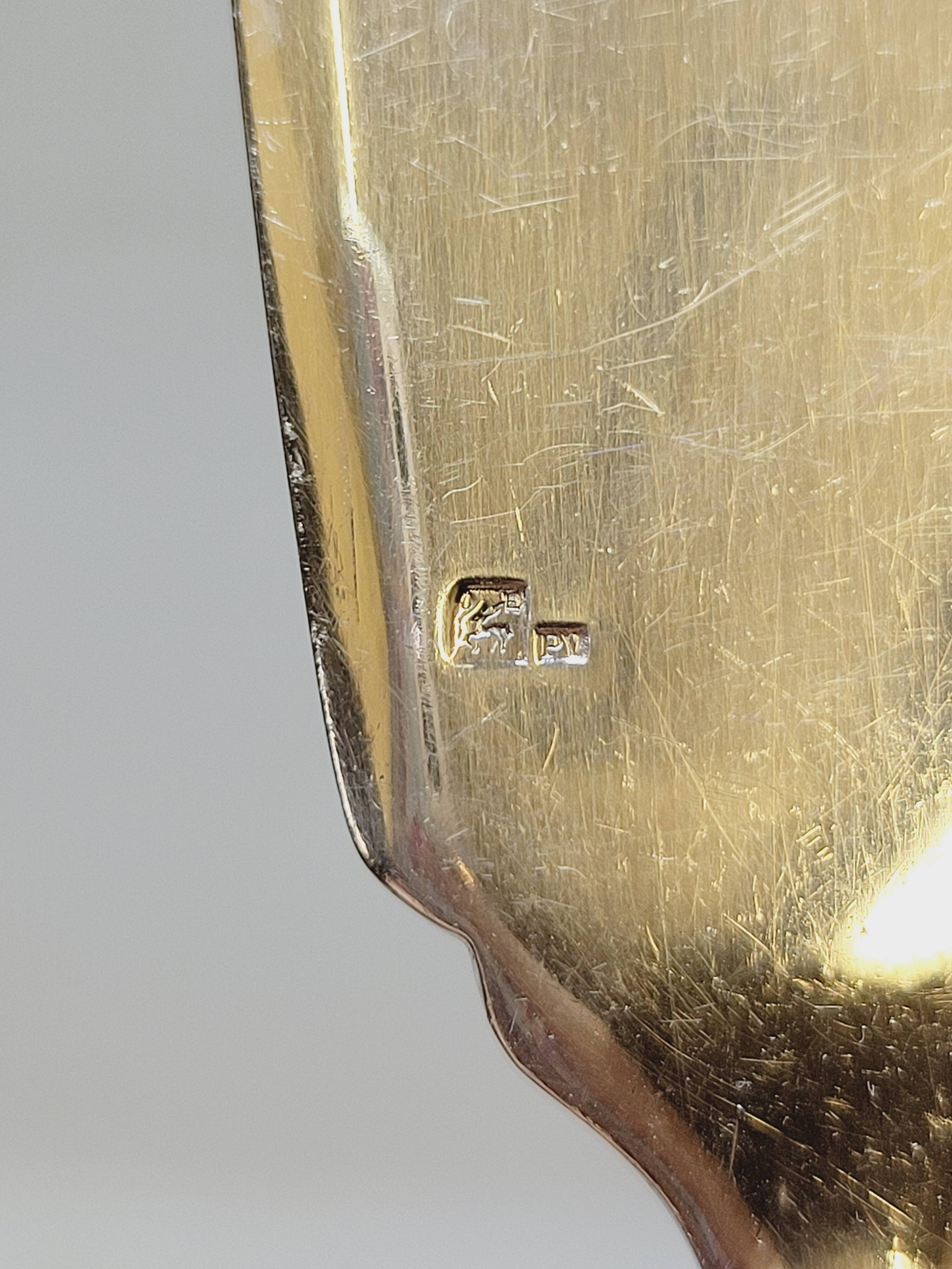 Ercuis Art Deco Silver Metal Fish Serving Cutlery Set