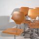 Vintage swivel chairs (c.1950). Set of 4 pieces