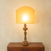 Lampe de table baroque, fabriquée à la main dans les années 1960