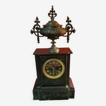 Napoleon 3 marble and bronze clock