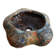 Pot photophore cut glazed ceramic large fire artisan pottery