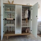 Armoire vintage années 60 relookée