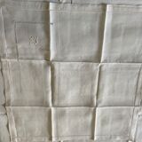 Tablecloth and 12 towels of old linen