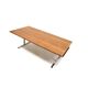 Large vintage wenge table, usable as a dining table, conference table or desk, dating from the 1970s