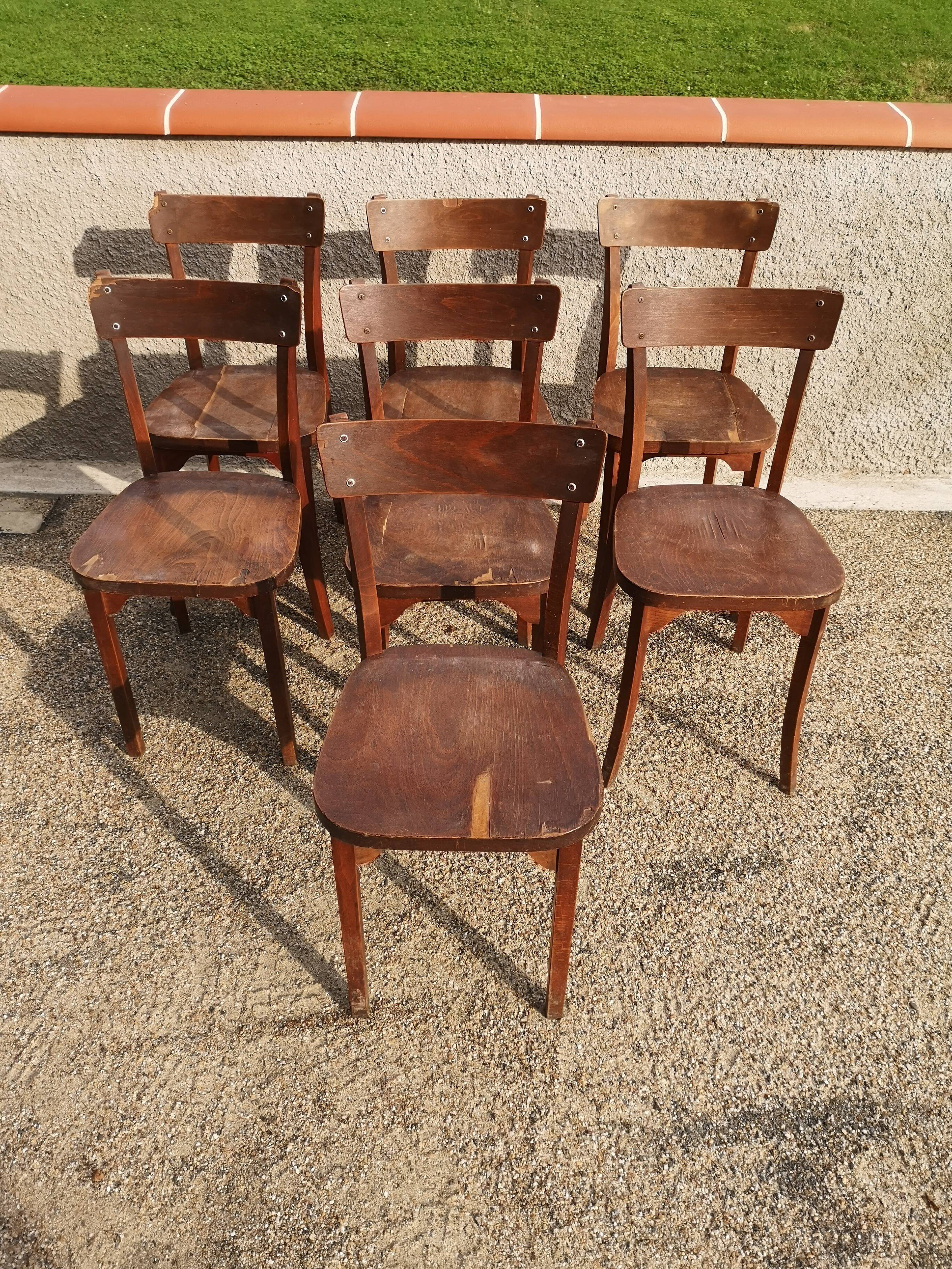 Bistro chairs 60s