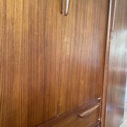 Vintage Scandinavian style teak wardrobe from the 1960s by Tricoire and Vecchione.