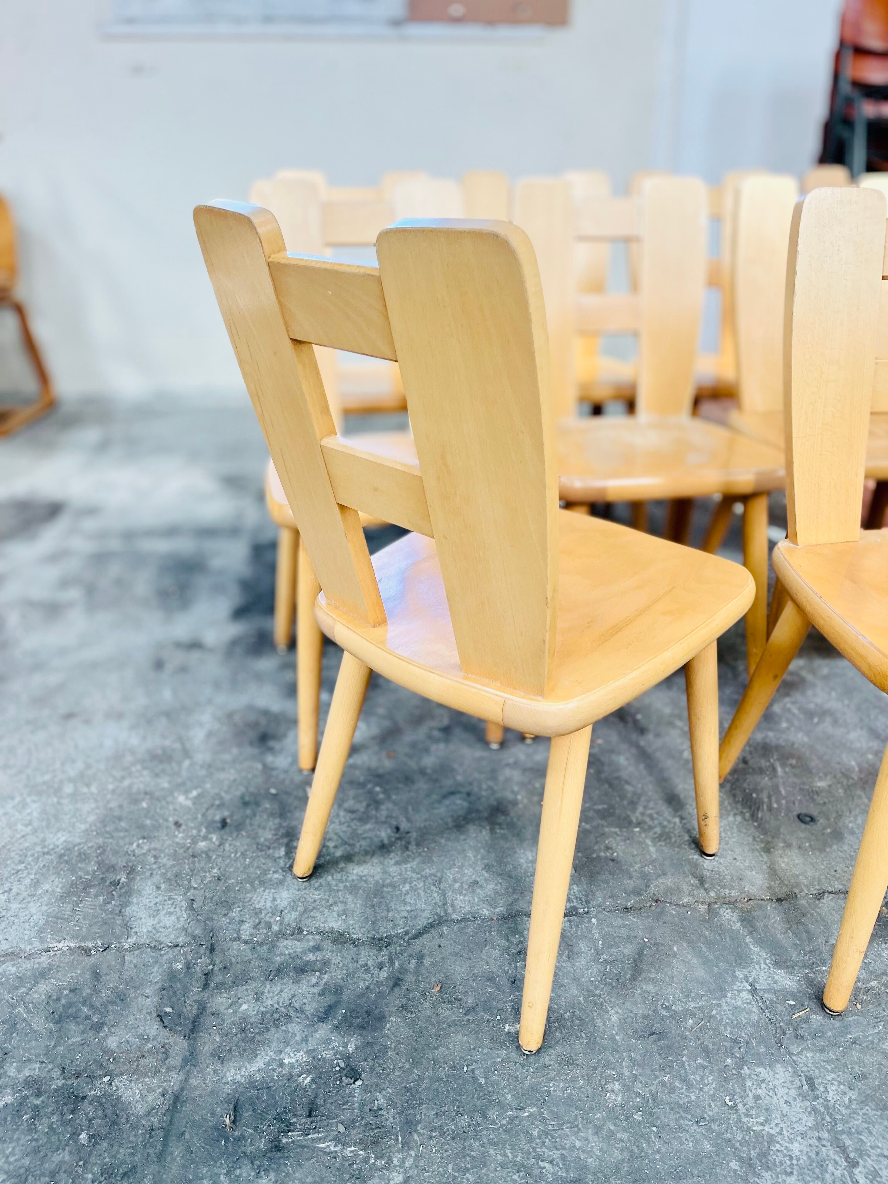 Vintage Scandinavian bistro chair