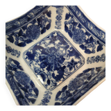 Bowl seymour man fine china porcelain blue floral decor