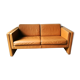 Canapé 2 places mobilier international cuir années 70-80