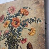 Painting on canvas bouquet