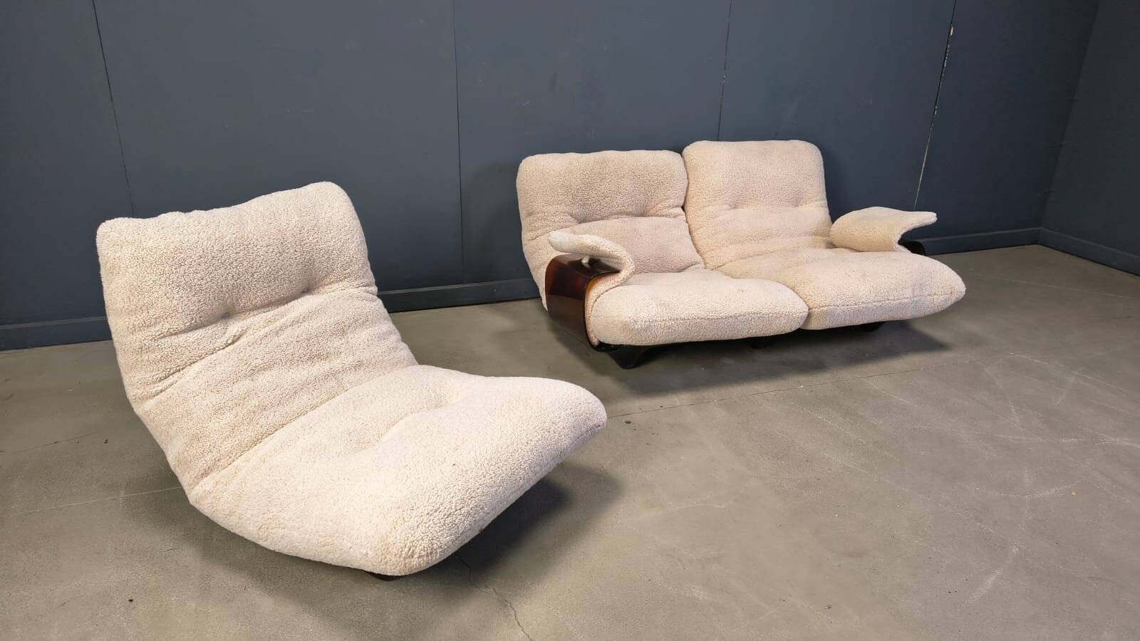 Marsala sofa set by Michel Ducaroy for Ligne Roset, 1970s