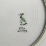 9 Dessert Plates in Limoges Art Deco Porcelain Lise de Goupy
