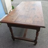 Old farmhouse table 2 drawers