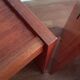 Pair of sofa ends/bedside tables in vintage Gautier teak