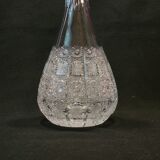 Carafe 1 liter in carved bohemian crystal chiseled