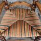 Pair of turned wooden spool armchairs, mid-20th century, France