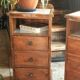 Paire de commodes vintage
