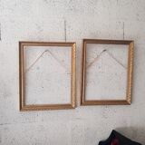 Duo of golden frames