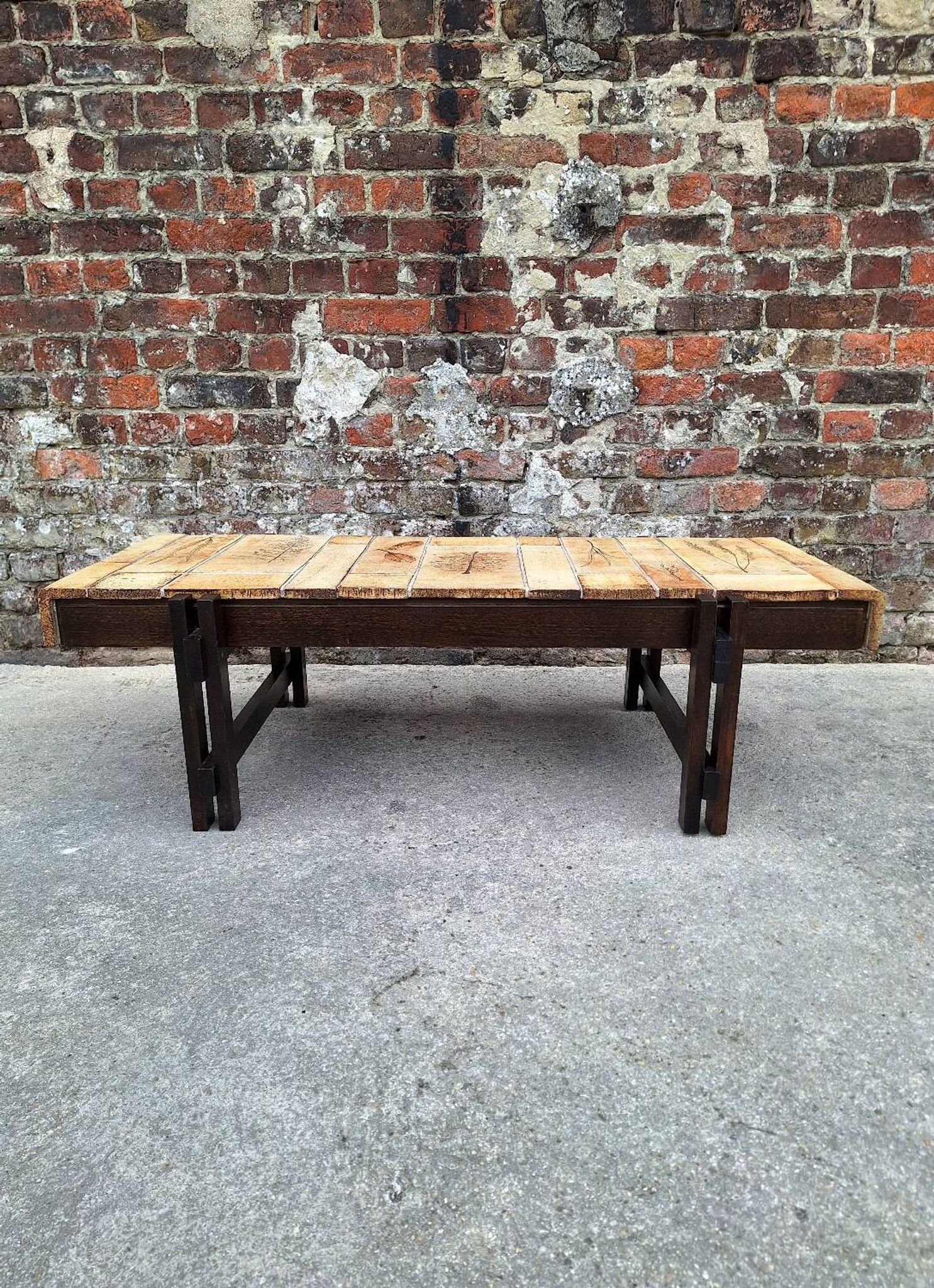 Roger CAPRON table basse  herbier