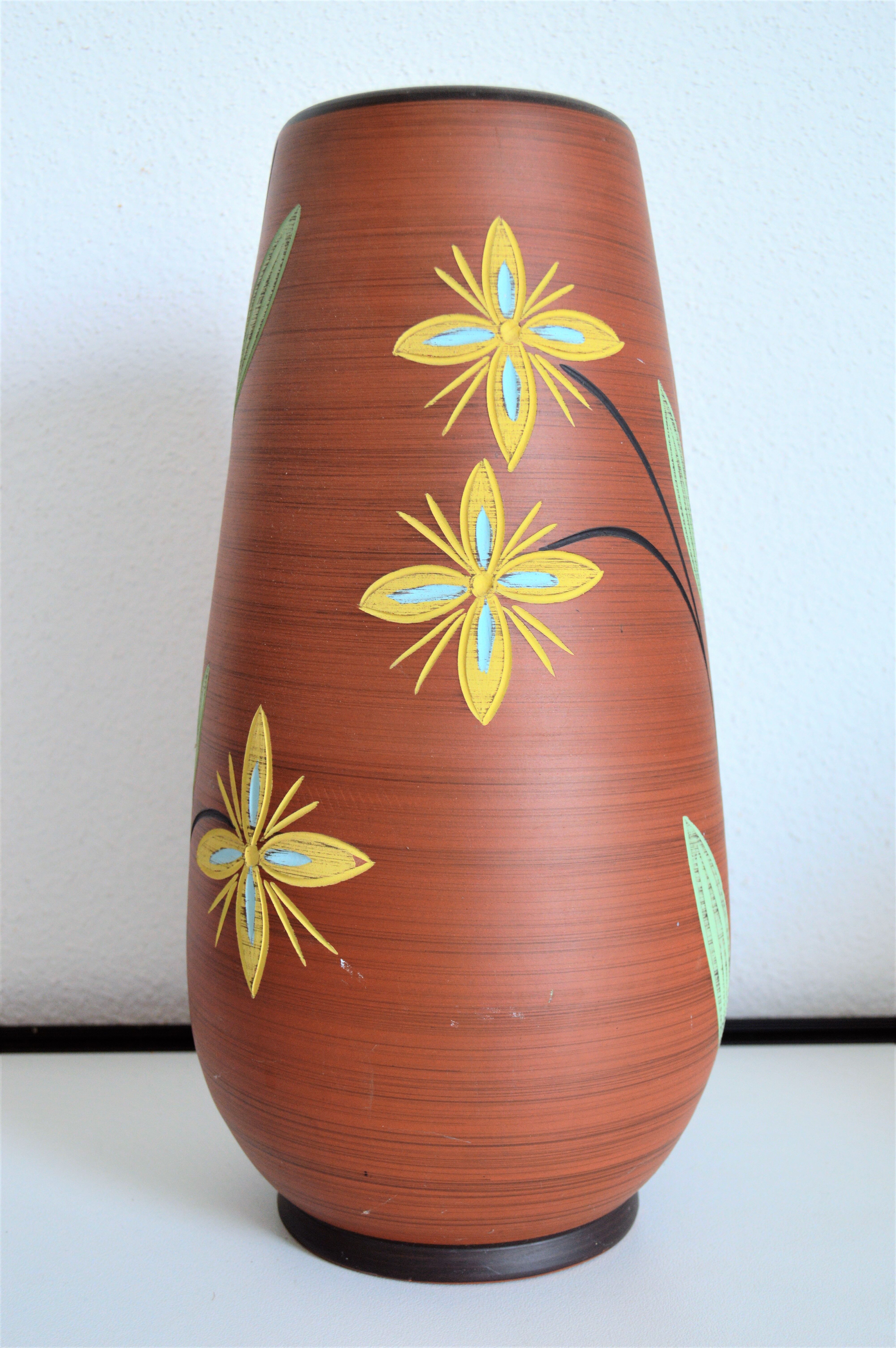 German 1950s ceramic vase