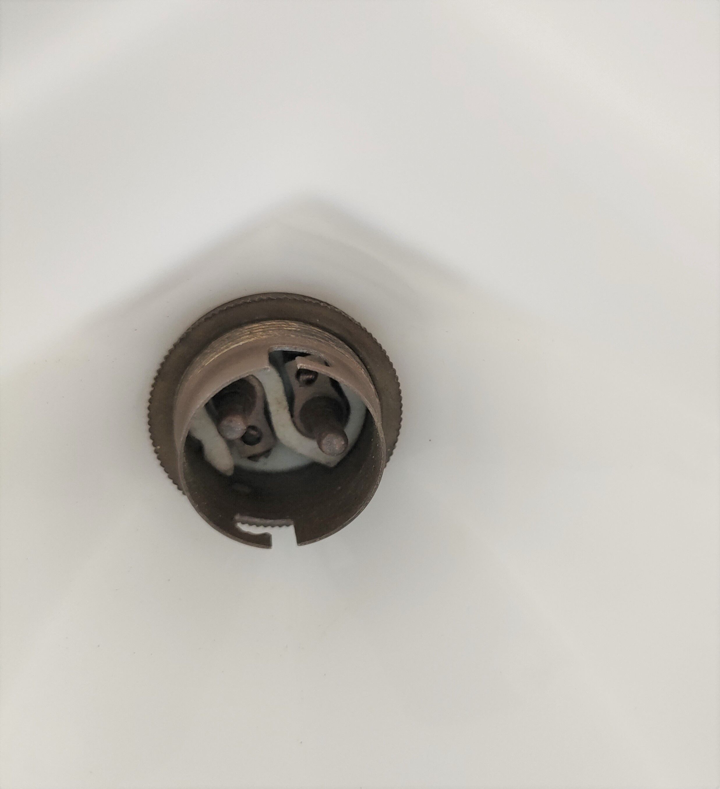 Art deco lamp silver and opaline brass