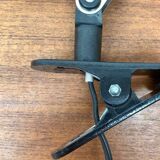 Minimalist postmodern clamp lamp by Erco, 1980s.