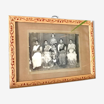 Photographie famille hindi vintage