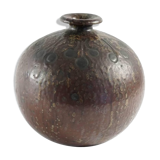 Enamelled ceramic vase