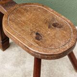 Milking chair, folk art, Alps, 19th century