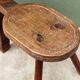 Chaise de traite, art populaire, Alpes, 19ème siècle