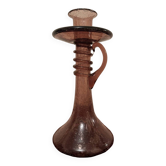 Biot bubble glass candle holder