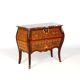 Bombé commode with marble top, Ryden möbler AB, Nybro (Sweden)