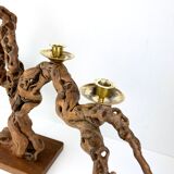 Chandelier in vine stock - for 5 candles