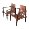 Pair of Safari armchairs 1930s