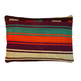 Vintage turkish kilim cushion cover, 30 x 50 cm