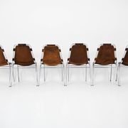 Set of 6 "Les Arcs" Chairs by Charlotte Perriand, 1960s
