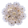 Ernst Palme crystal flower lamp, 1970s