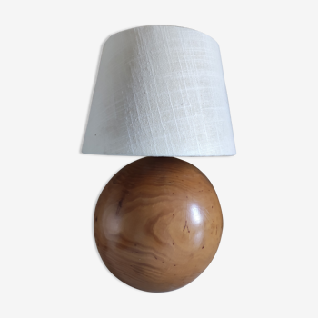 Lampe pied bois massif I.M.T design Italie