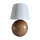 Lampe pied bois massif I.M.T design Italie