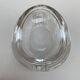 Large glass crystal ashtray by Art Vannes France