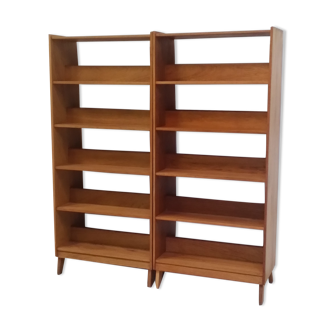 vintage two-module library