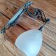 Art Nouveau wall lamp in glass paste and wrought iron by Schneider - Nancy
