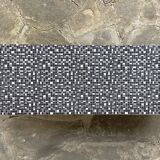 Mid-century teak coffee table with graphic motif, Germany 1950-60