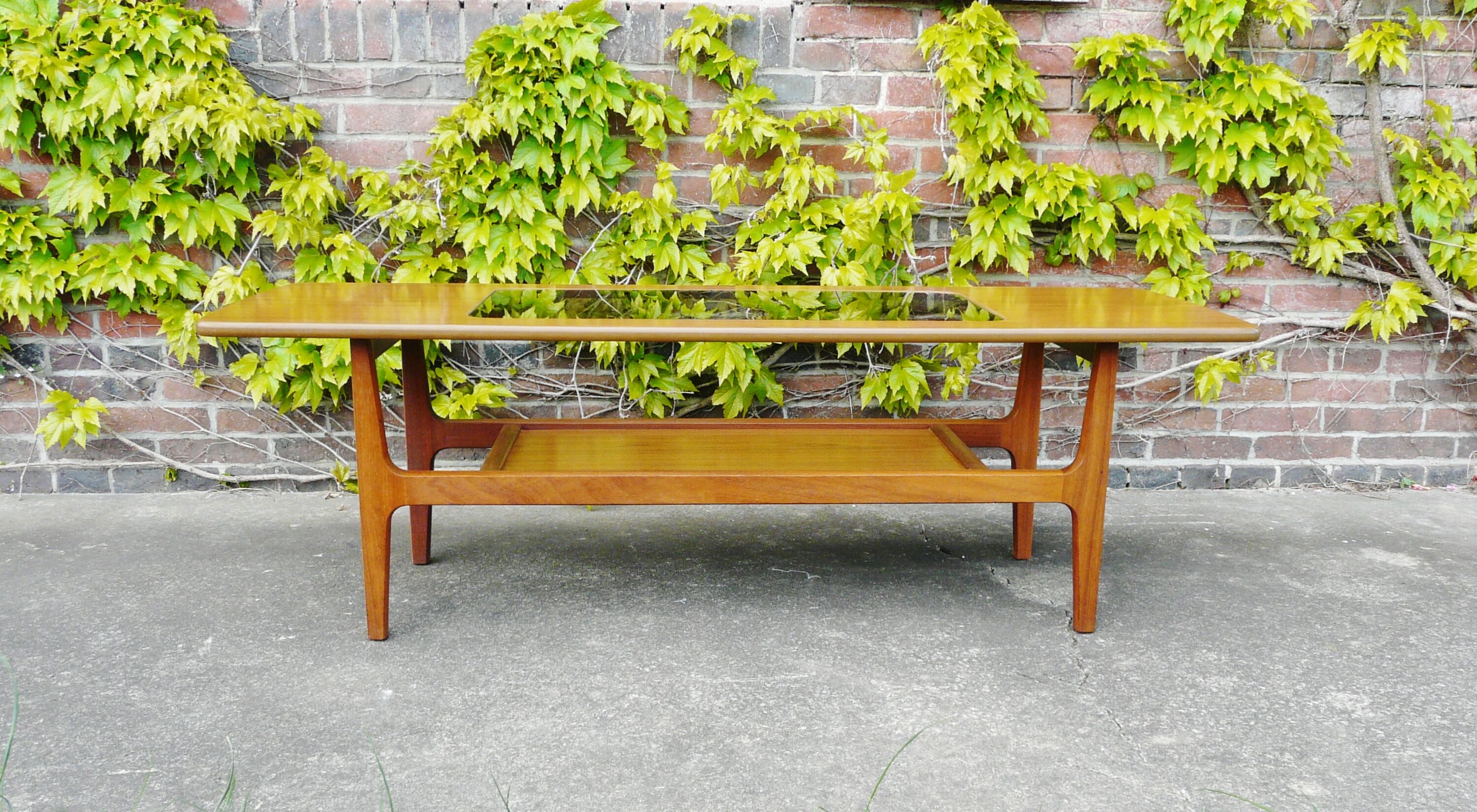 Scandinavian teak coffee table